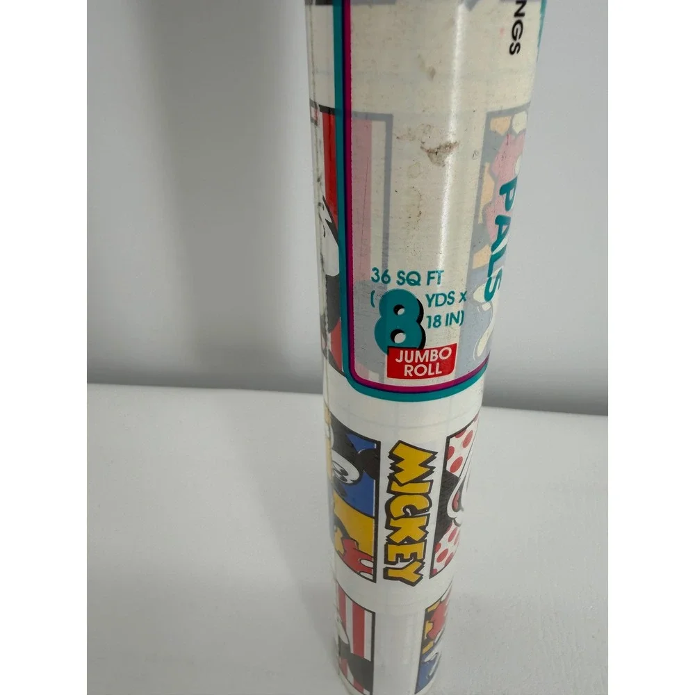 Rubbermaid Con-Tact Mickey Mouse Shelf Liner Multicolor Vintage Disney New